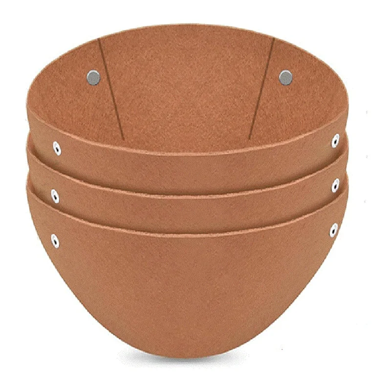 Adnee Filz-Pflanzkorbeinlagen, Rund, 35,6 Cm – 2 Stück, Für Hängekörbe, Blumen & Gemüse