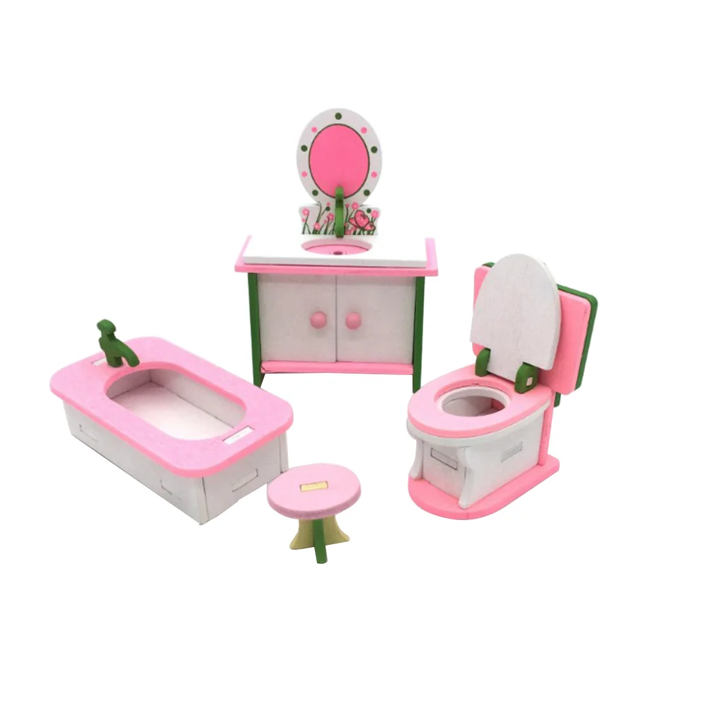 

Kids Building Blocks Mini House Accessories Stuff Furniture Miniature Furnishings for Houses Baby Child