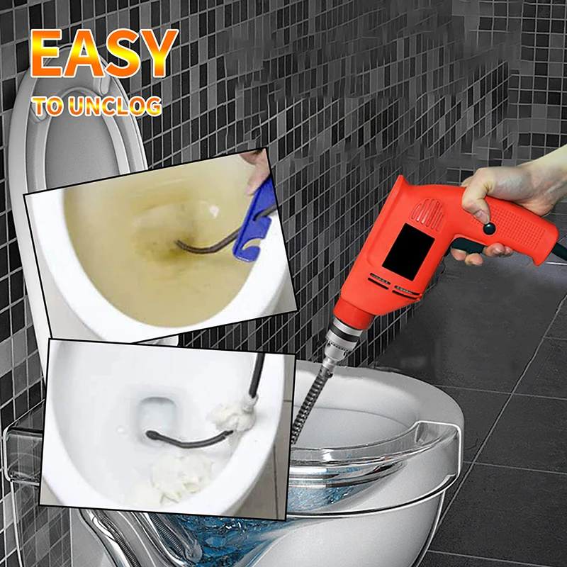 Toilet Snake Toilet Auger Toilet Clog Remover opens clogging of sewage pipe Clogged  toilet Drain cleaner toilet auger tool - AliExpress