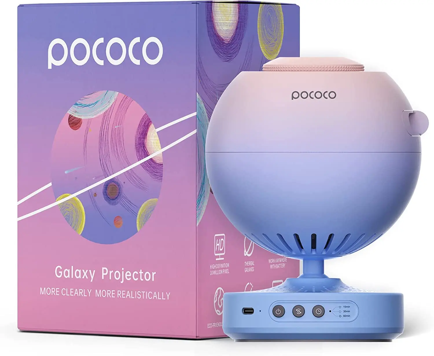 POCOCO-Planetarium-Star-Projector-Ultra-Clear-Galaxy-Projector-for ...