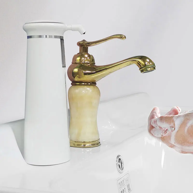 

Automatic Foam Soap Dispensers Bathroom Smart Washing Hand Machine With USB Charging White High Quality ABS Material