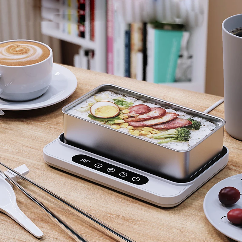 Smart Coffee Mug Warmer Electric Heating Coaster for Milk Tea Water 9 Temperature Setting Timing-off Cup Heater Keep Drinks Warm heating coaster coffee heater usb mug warmer