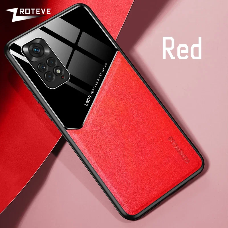Zroteve PU Leather Magnetic Car Mount Case - Premium Protection Cover