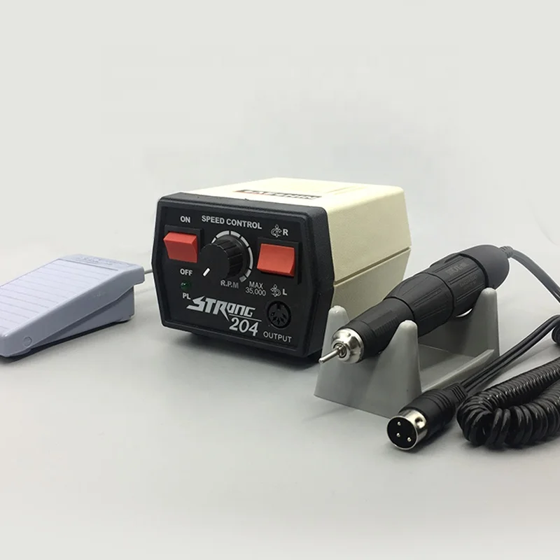 

new portable saeshin strong 204 den tal Micro motor for 35000rpm carbon brush micromotor handpiece