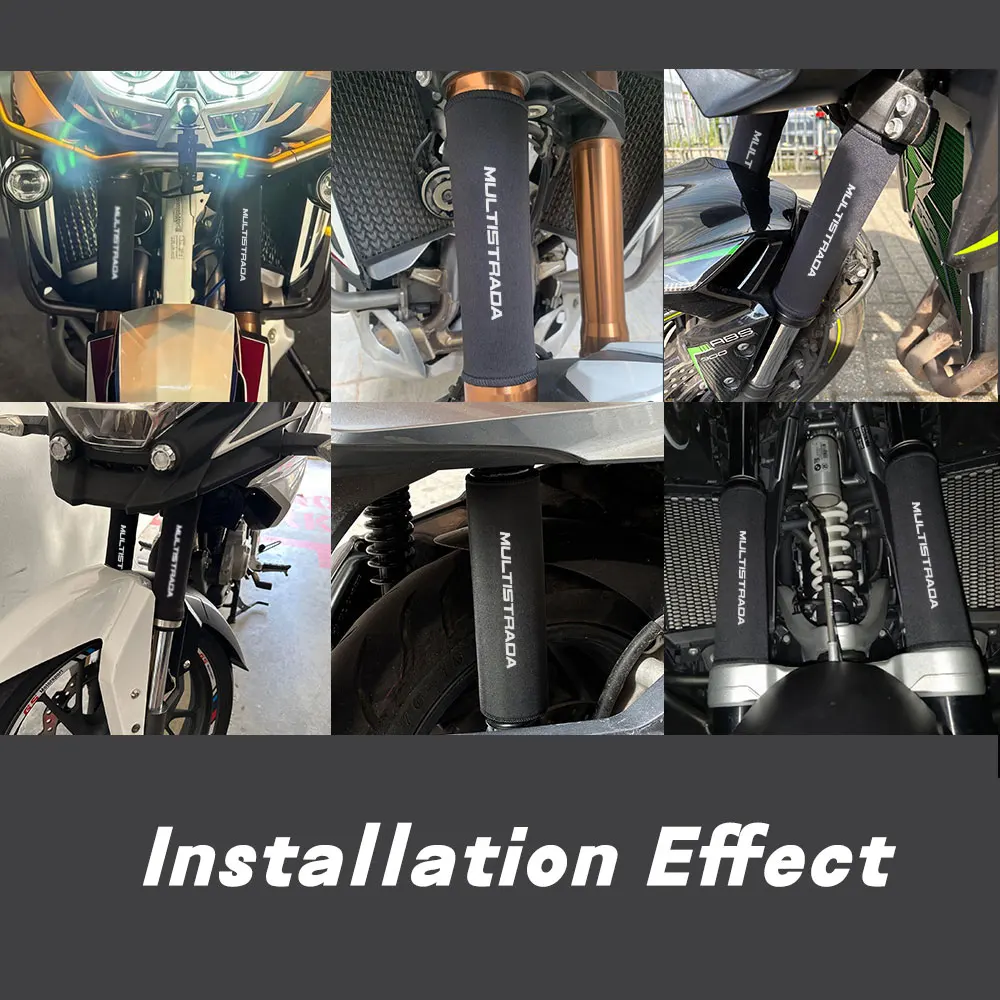 Protezione per Ammortizzatore Anteriore Compatibile con Ducati Multistrada 1200 1200S V4S 2010-2024 2025, Accessori per Moto - immagine 2