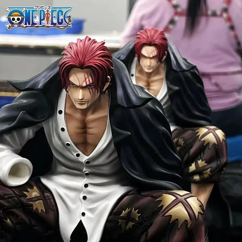 

17cm One Piece GK Shanks Figure Chronicle Master Stars Plece BT Sitting Posture Action Figure Pvc Anime Collection Model Toys