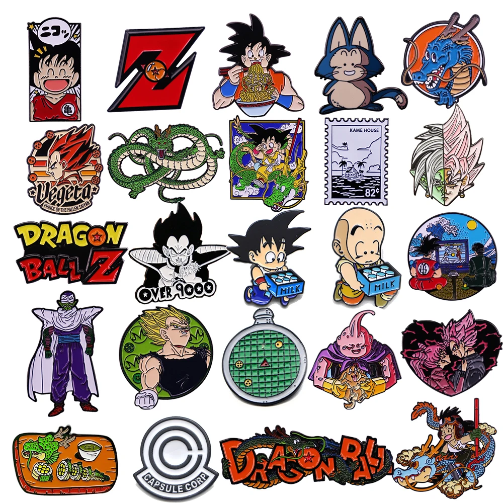 Manga Enamel Pin Brooch Cool Lapel Pins for Backpacks Christmas Gift Brooch Pines Fashion Jewelry Accessories cool cartoon enamel brooch collection pins clothing backpack lapel badges fashion jewelry accessories for friends holiday gifts