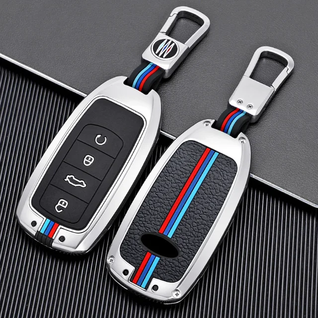 Car Key Case Full Cover For Chery Tiggo 8 Pro 2021 4 Buttons Remote Control Protect Cover New Zinc Alloy - - Racext™️ - - Racext 5