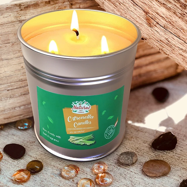 Citronella Scented Candles Work Effectively To Repel