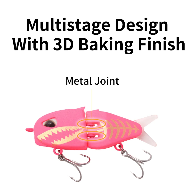 Kawa 1pc Swimbait 63mm/11g Fishing Lures Big Joint Baits Fishing Lure Crankbait Lifelike Hard Fish Baits Small Fishing Lures