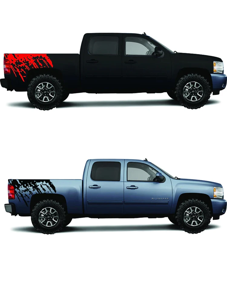 Наклейки для детской кровати, 4x4, графика для CHEVY SILVERADO 2008-2013, индивидуальная виниловая наклейка, автомобильные аксессуары