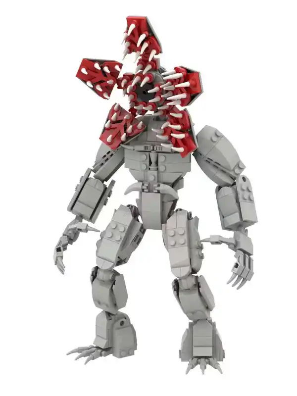 Hot TV Carnivorous Plant Giant Devil Demogorgon Vecna Model Buliding Blocks Bricks Construction Toys for Kids Halloween Gifts - Image 4