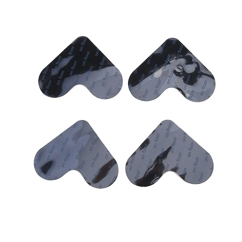 4Pcs Carpet Reusable Non-slip Sticker Washable Anti Curling Carpet Patch Fixed Stickers Mat Tape Gripper Corner Pad