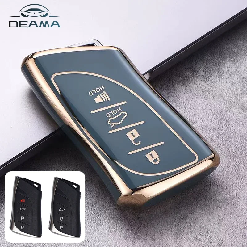 

3 4 Buttons TPU Car Key Case Cover Fob Shell for Lexus UX ES UX200 UX250h ES200 ES300h ES350 US200 US260h Protector