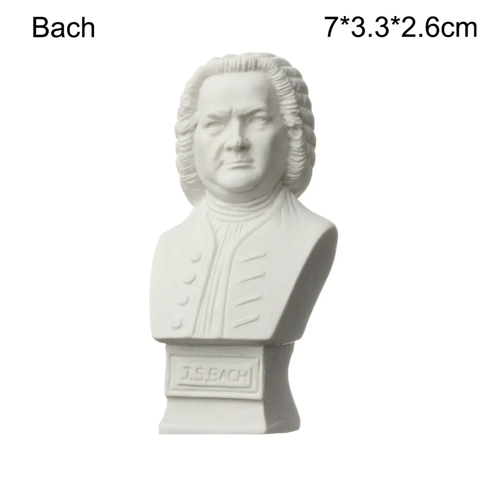 Mini Greek Mythology Celebrity Bust Sculpture - Decorative Gypsum Figurine for Drawing and Home Decor