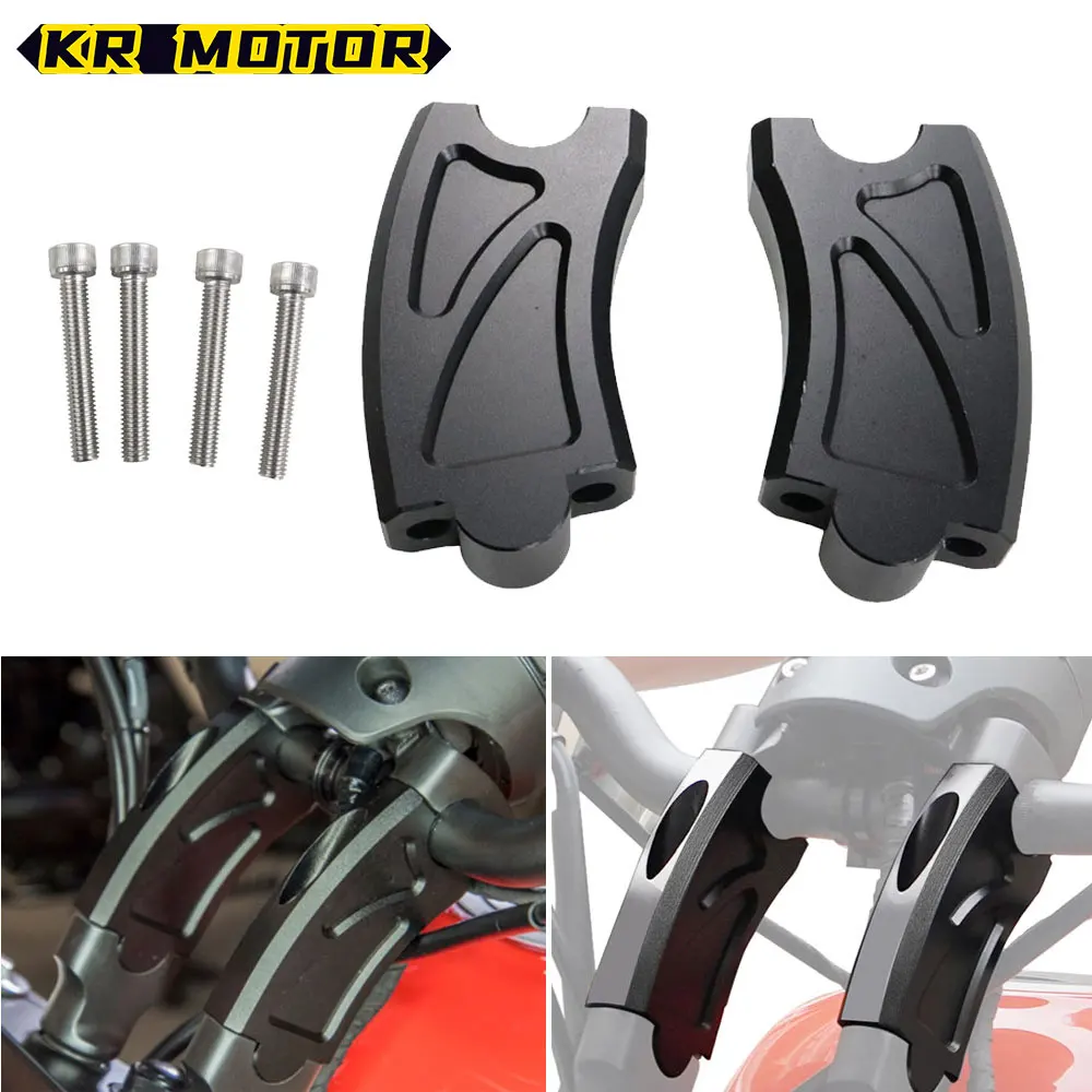 

For Honda CMX300 CMX500 Motorcycle HandleBar Mount Clamp Adapter Riser Handle Bar Height Handle Rebel CMX 300 500 2017-2023