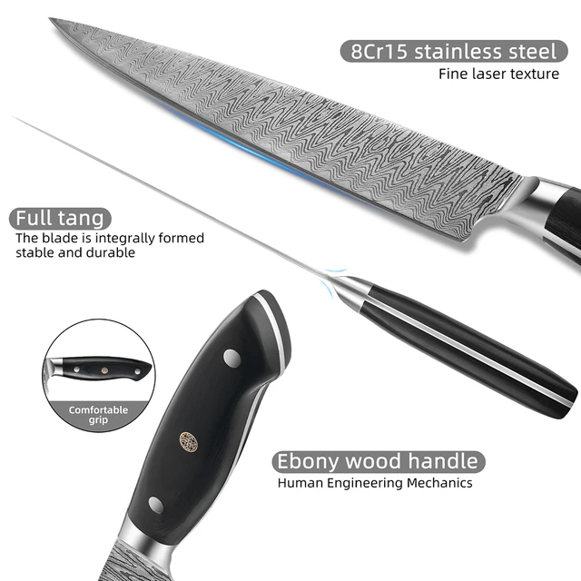 Kitchen Knife Japan Set Stainless Steel  Professional Knife Sets Chefs -  Japanese - Aliexpress