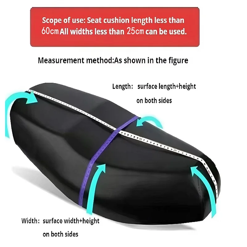 Motorcycle Seat Cushion Protective Cover Waterproof Dustproof Sunscreen Motorcycle Seat Cushion Protective Cover Accessories motorcycle seat covers