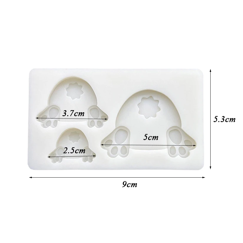 Bunny Pfote Ostern Silikon Kuchen Backen Form Sugar Schokolade Cupcake Harz Werkzeuge Fondant Kuchen Dekorieren Werkzeuge – Detail 9
