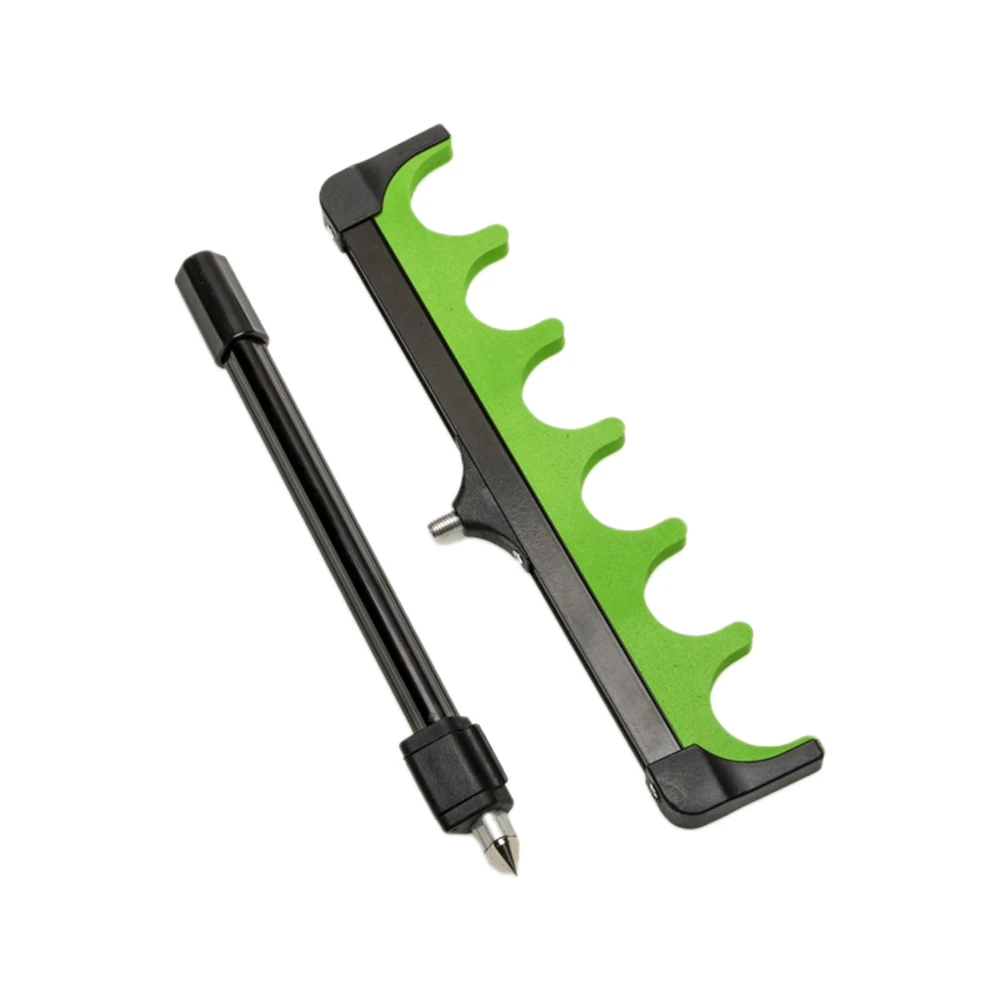 

Fish Stand TOP ROD Multi-Slot Fishing Pole Holder With Ground Plug 3/5/6 Multiple Hole Slots Outdoor Fishing Tool Accessories