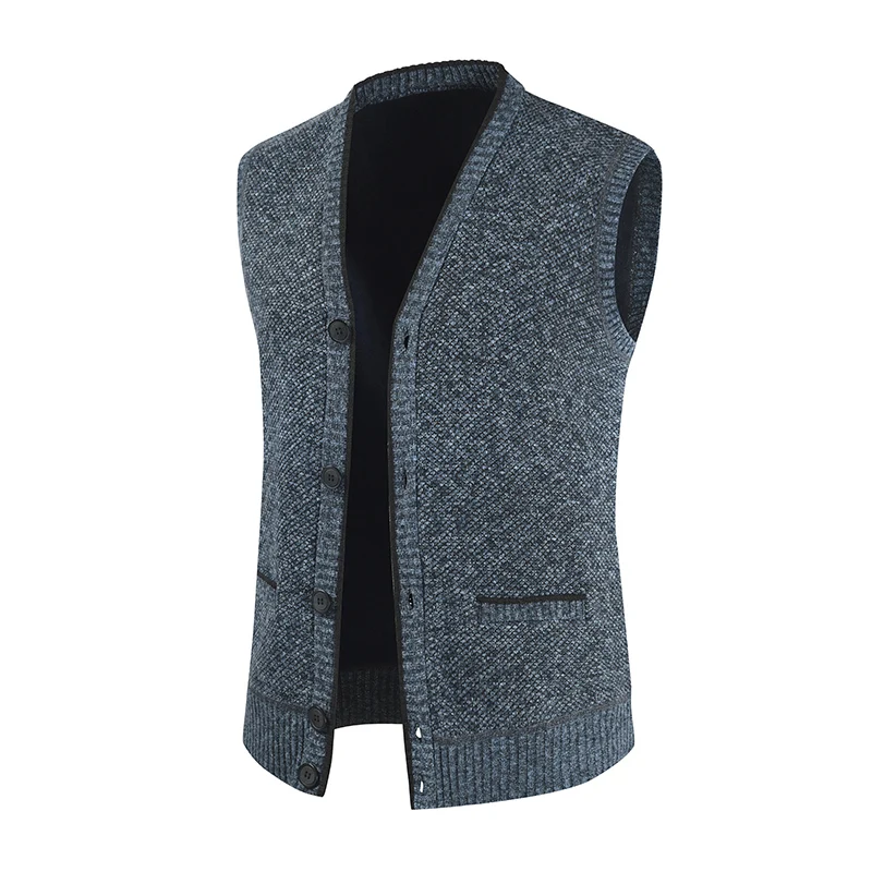 Cardigan Sweater Vest Men Knitted Cardigan Vest Men New Fashion Men