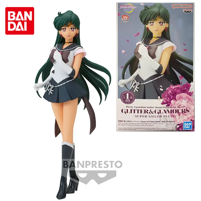 

Bandai Original GLITTER&GLAMOURS Sailor Moon Meiou Setsuna Anime Action Figure Toys For Boys Girls Kids Children Birthday Gifts