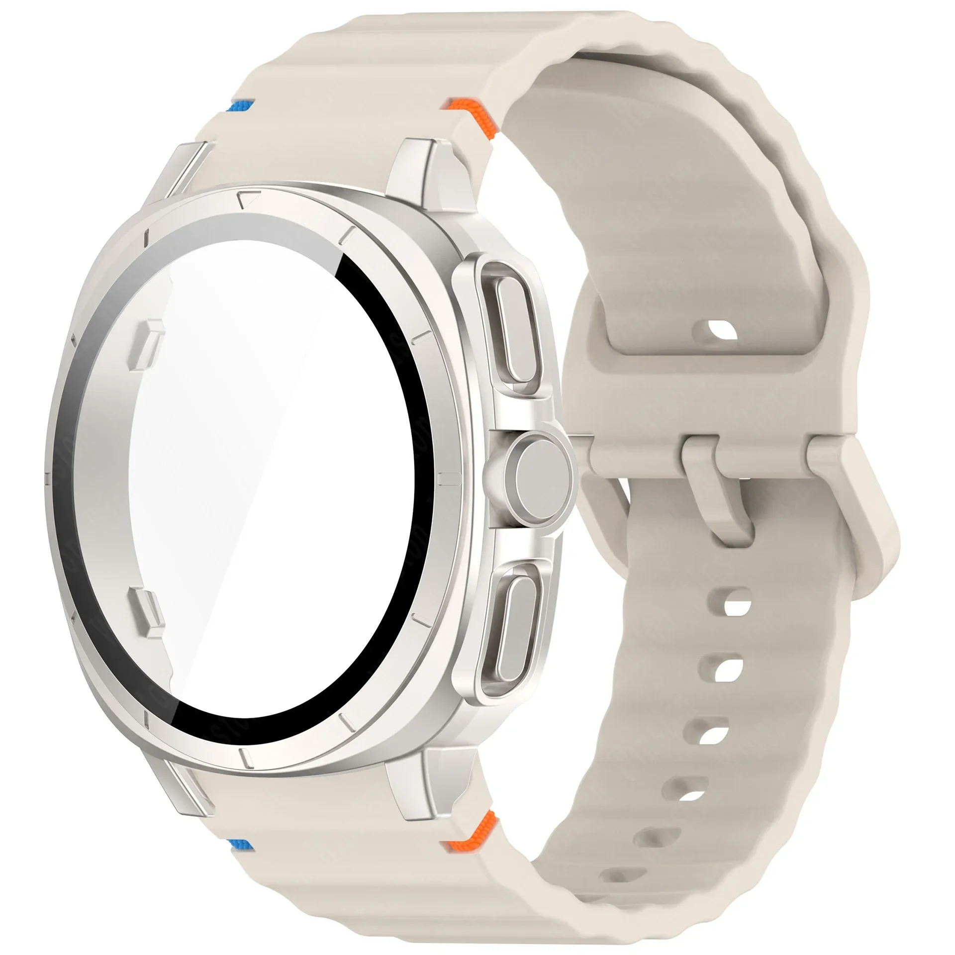Enhanced Silicone Sports Strap with Protective Case