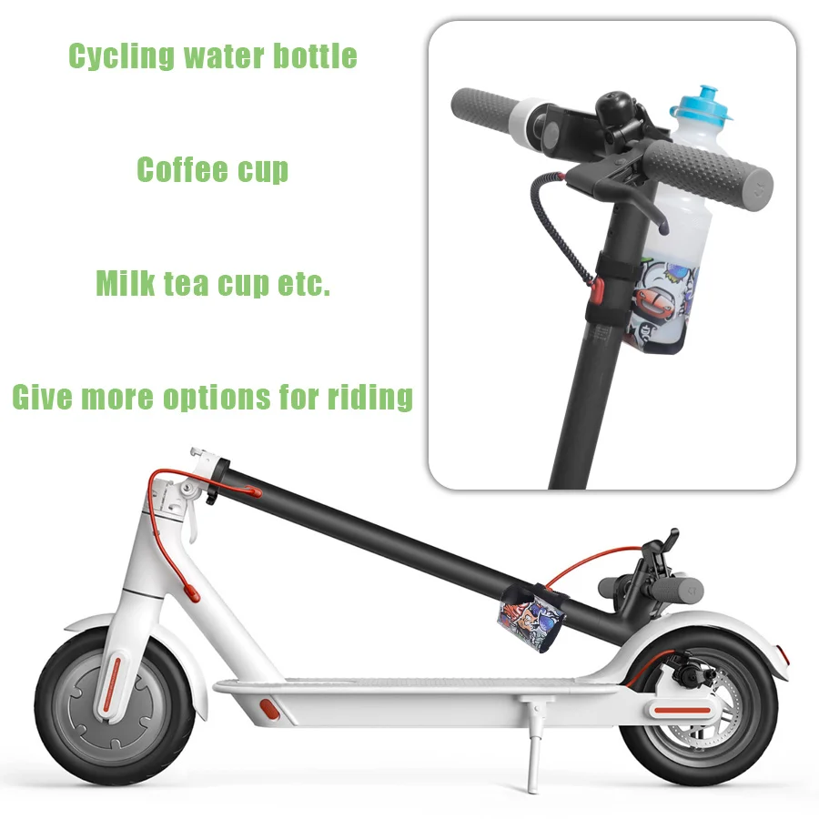 Porte-gobelet pour trottinette électrique, accessoire pour café, boissons, eau, bouteille pour Xiaomi MIJIA M365/PRO, Ninebot MAX G30, KUGOO  18