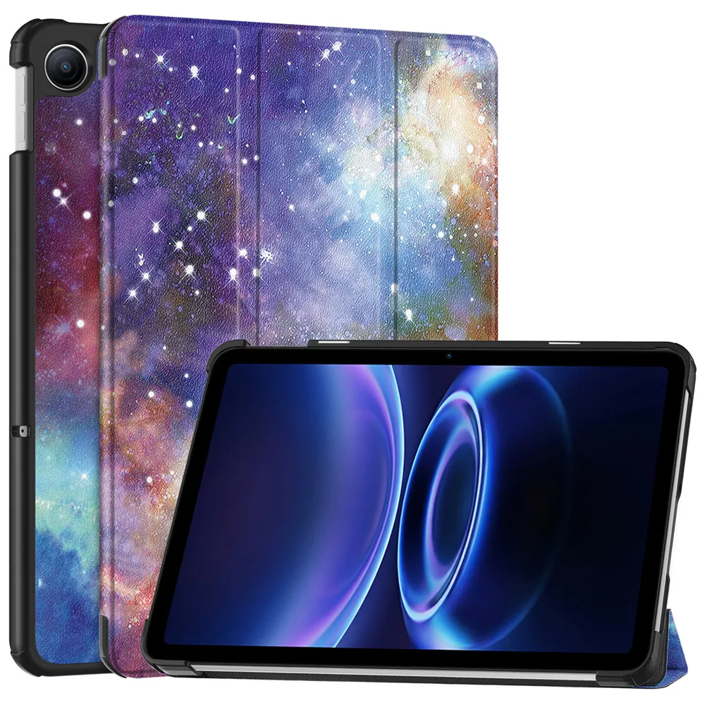 Enhanced Product Title: Premium Leather Folding Stand Smart Tablet Cover with Magnetic Closure - 9.7 Inch