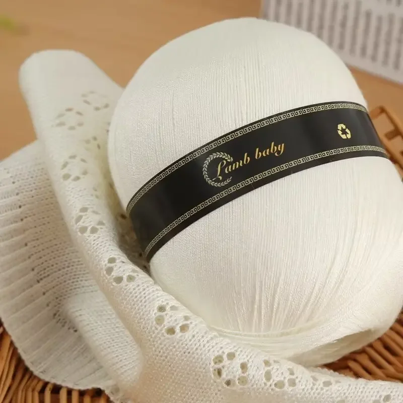150G Colorful Fine Cotton Yarn for Hand Knitting Silk Cotton Yarn for DIY Light weight Sweater Knitting yarn wholesale 5