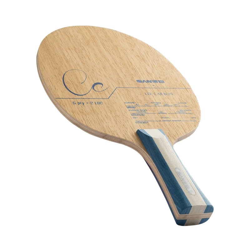 Original SANWEI CC CARBON Table Tennis Blade Racket Offensive Type Ping Pong Bat Paddle