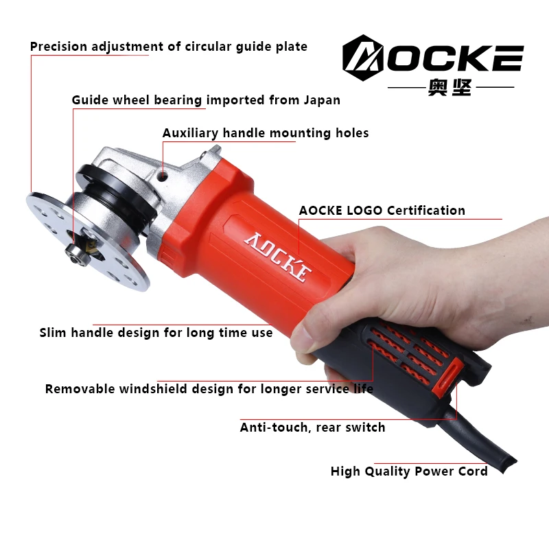 AX10 Series Multifunctional Electric Portable Chamfering Machine Metal Mold Inner Hole Trimmer 45&deg; Straight Edge Chamfer Tool