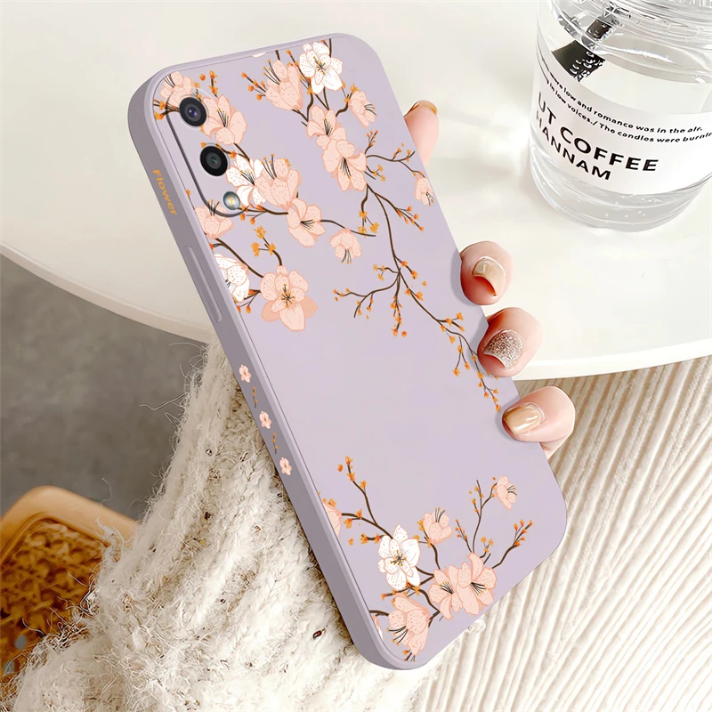 Elegant Floral Soft Shockproof Phone Case Cover