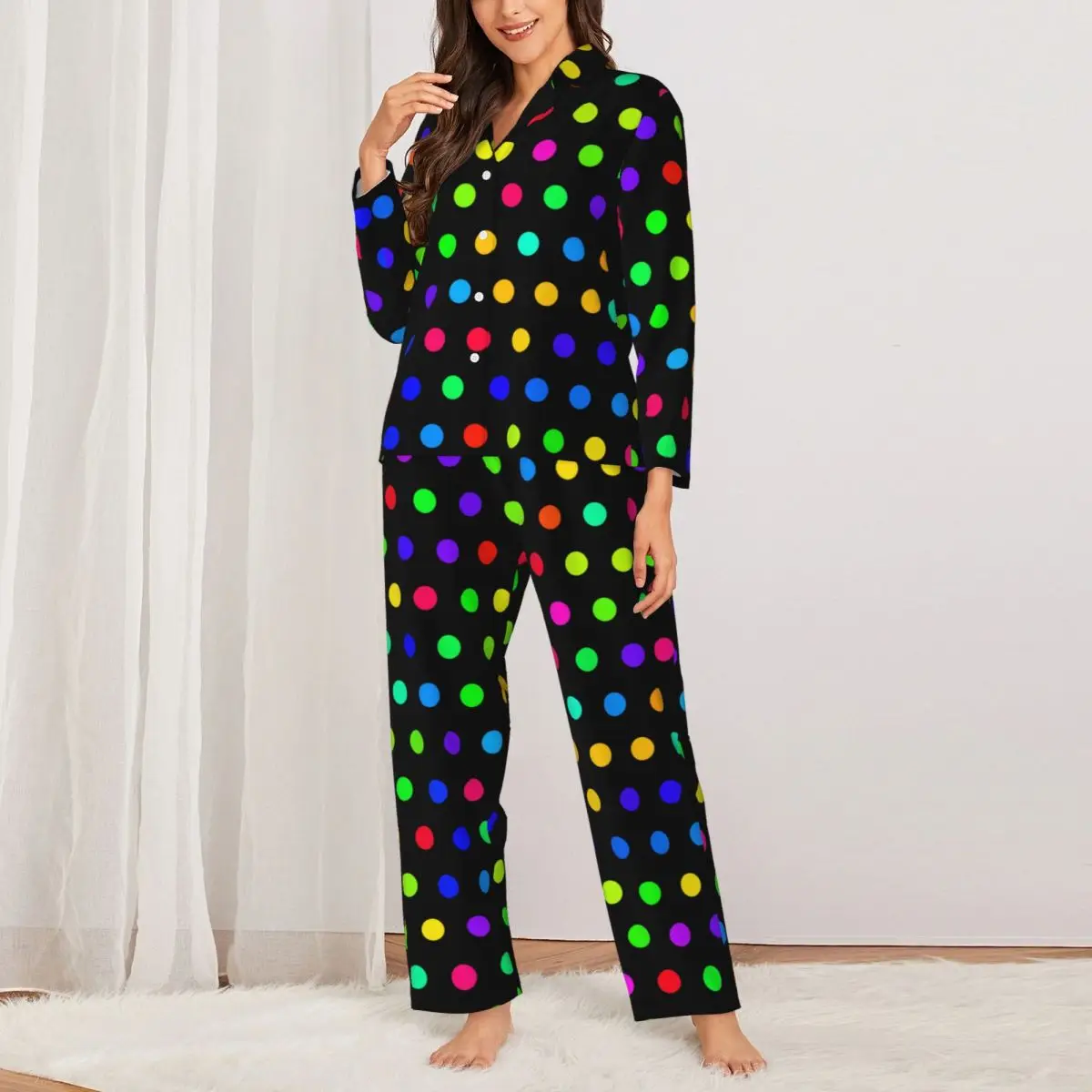 

Пижамный комплект в горошек, 2 предмета