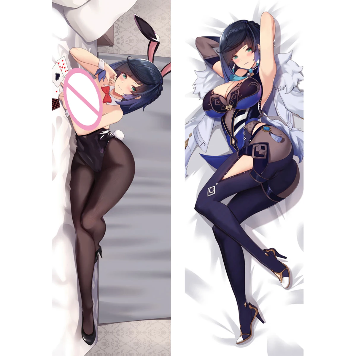 

Anime Yelan Genshin Impact Sexy Lovely Girl Throw Pillow Cover Hugging Body Pillowcase Otaku Bedding Dakimakura Pillow Case