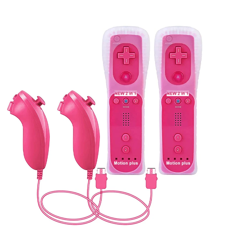 2セットモーションプラスリモコンwii用任天堂wiiヌンチャクと