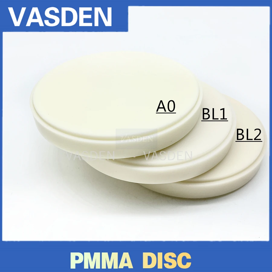 A3.5 A4 Colors  Monolayer PMMA Block Dental Pmma Disc 98mm CADCAM Milling PMMA Blank Denture Teeth Material 5