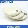 A3.5 A4 Colors  Monolayer PMMA Block Dental Pmma Disc 98mm CADCAM Milling PMMA Blank Denture Teeth Material 5