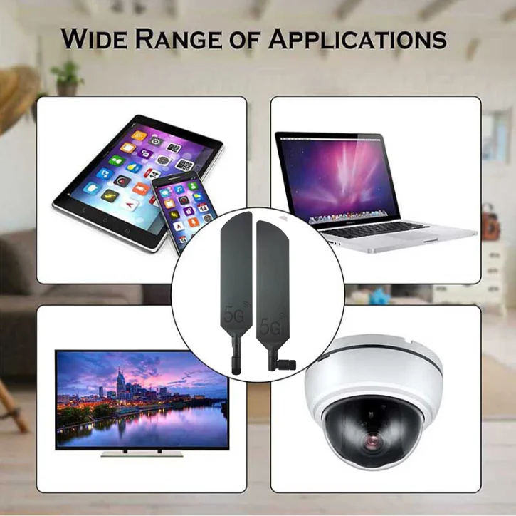 Antenna Signal Booster 4G Antenna LTE Antenna Original 5G 4G LTE SMA External Antenna For Modem Router 40dBi Folding Signal Booster Wide Range 600 6000Mhz 1Piece