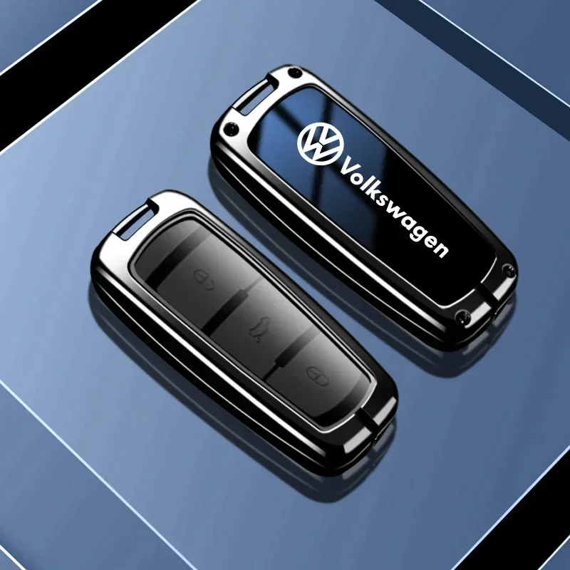 폭스바겐 VW용 스타일링 몰딩 자동차 스티커, 폭스바겐 VW CC 파사트 B6 B7 파사트 3C CC용 신형 아연 합금 자동차 키 케이스 커버