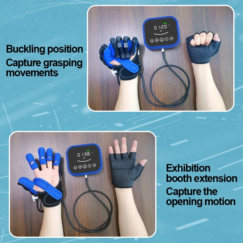 Hand Rehabilitation Robot Glove Finger Training Massage Gloves Stroke Hemiplegia Rehabilitation Hand Function Recovery 4