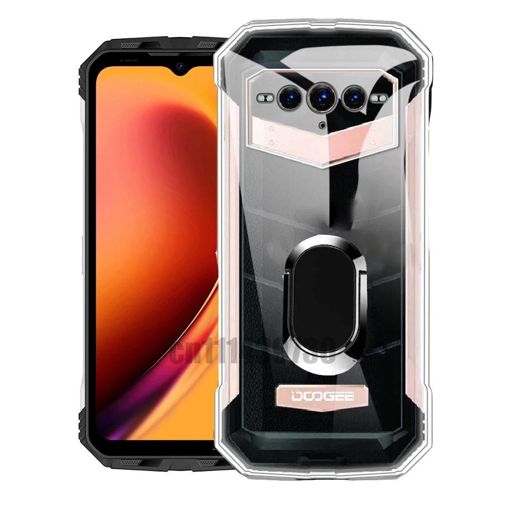 Custodia Per Doogee V Max Ring Holder Soft Tpu Kickstand Cover Antiurto Per Doogee V Max Couqe Funda