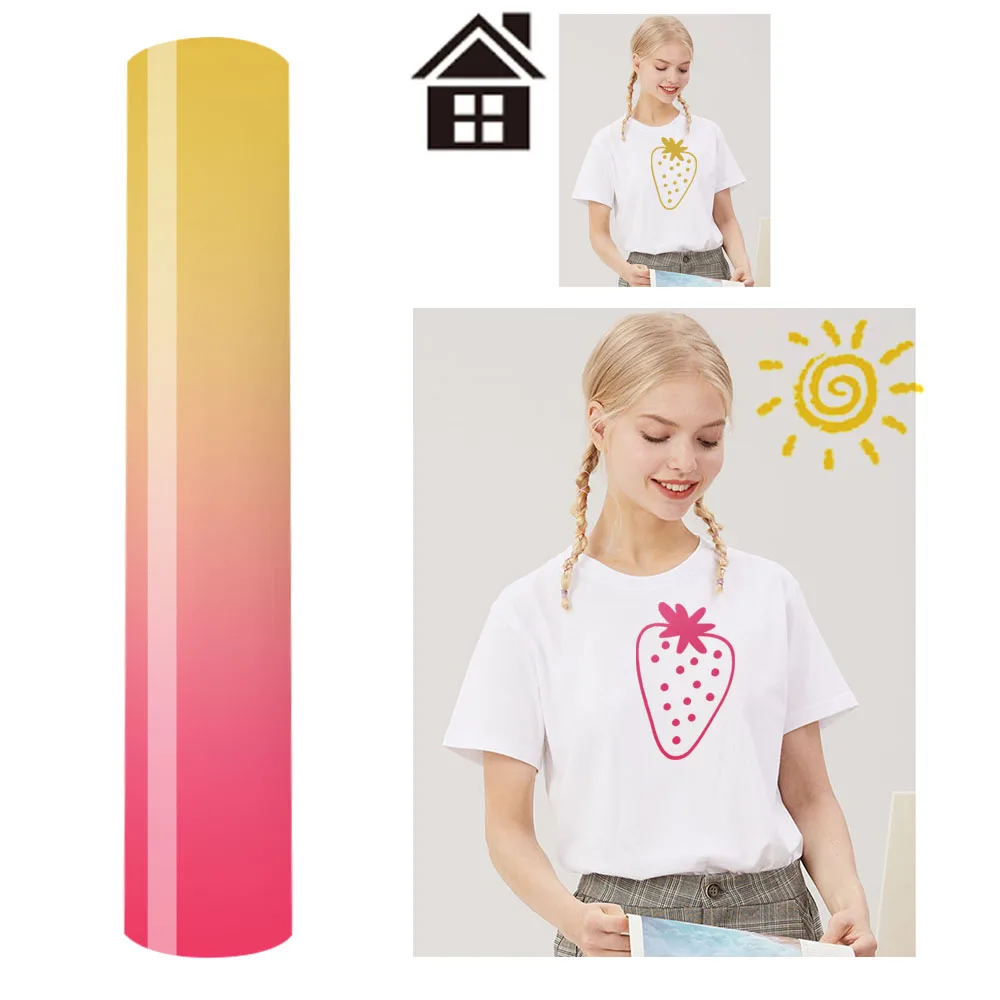 Sunlight Sensitive Color-Changing Vinyl - PU Heat Transfer