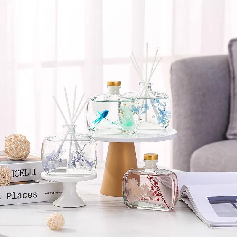 100ml Indoor Aromatherapy Air Fresher Essential Oil Flameless Aromatherapy Perfume Home Living Desktop Decoration Furnishing