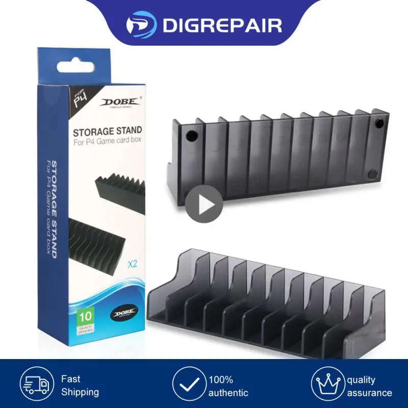 Ivyueenfor Switch Oled Console Game Card Box Storage Stand Holder Per Nindoswitch Lite Disk Card Holder Stand