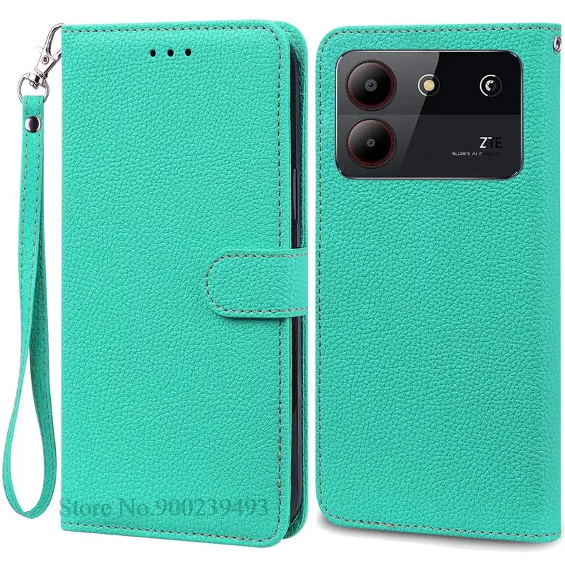 Elegant Leather Wallet Flip Case - Premium Phone Cover with Bumper Protection
