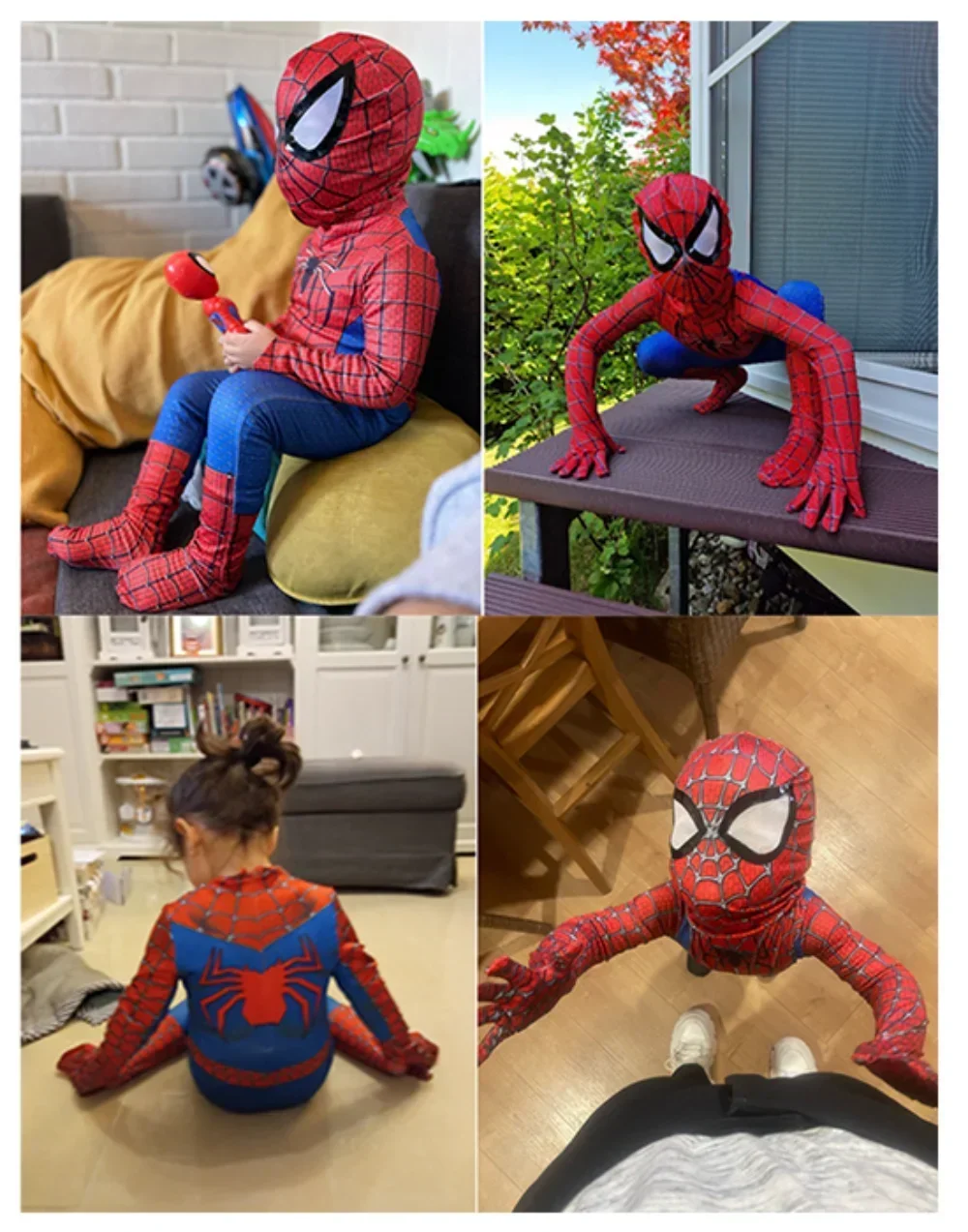 Film Ijzeren Spin Cosplay Verbazingwekkende Disfraz Spiderman Bevestigd Masker Carnaval Feest Pakken Superheld Bodysuit Voor Kinderen Volwassen