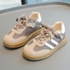 PU Leather Children Shoes 2025 Trend Fashion Boy's Girl's Sport Shoes Ergonomics Anti-slippery Kids Sneakers Casual Shoes 1