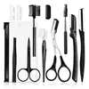 4-11 PCS Eyebrow Trimmer Set Eyebrow Razor Scraping Eyebrow Comb Razor Eyebrow Clip Scissors Tweezers Makeup Tools Sets 1