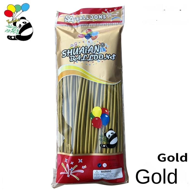 Latex Balloon 260 Matte Strip 1.8g Solid Color Mixed Color Magic Weaving Creative Thickened Children Cartoon